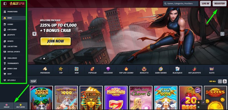 Overview of allyspin kasyno