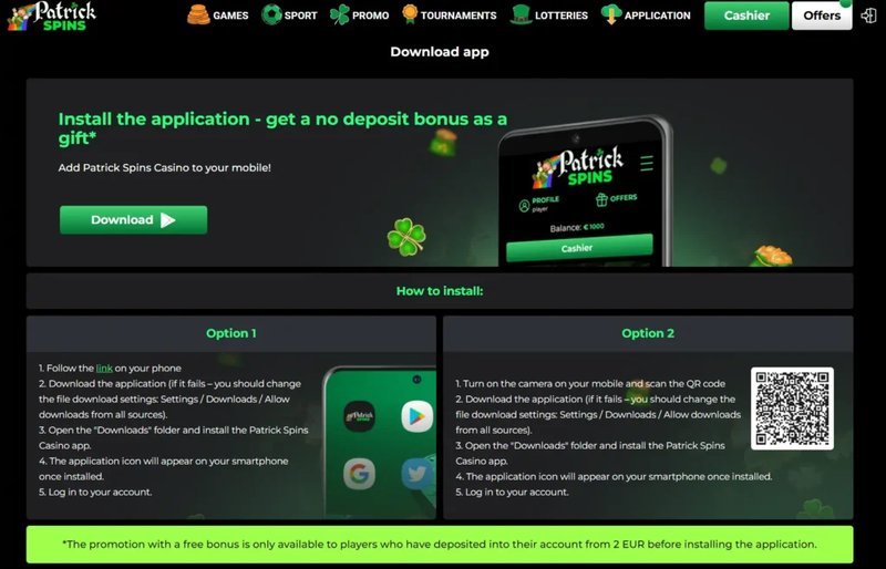 PatrickSpins Casino: The First Spin That Keeps You Coming Back - overview